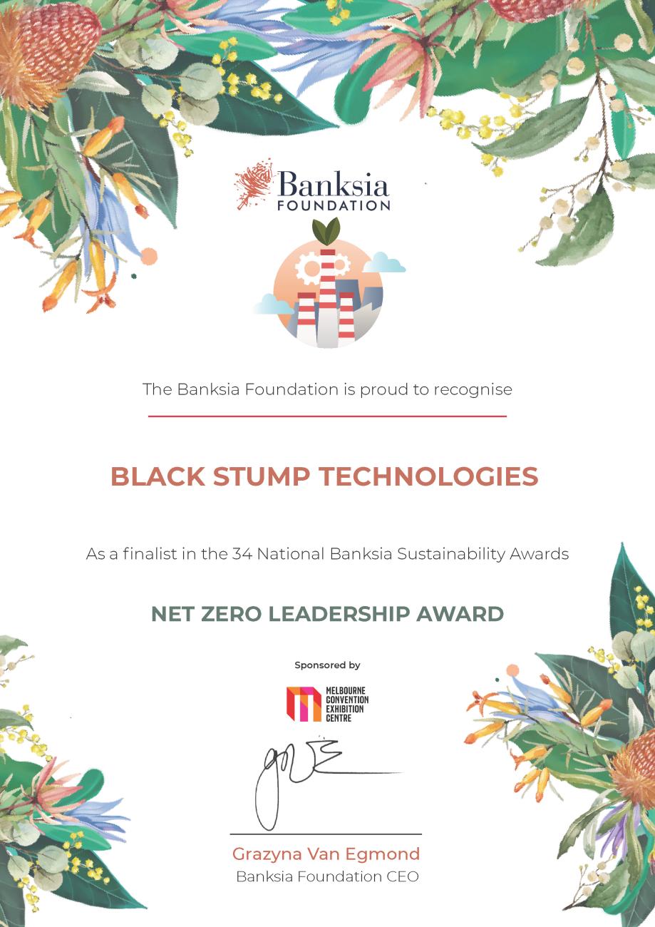 Banksia Award Black Stump