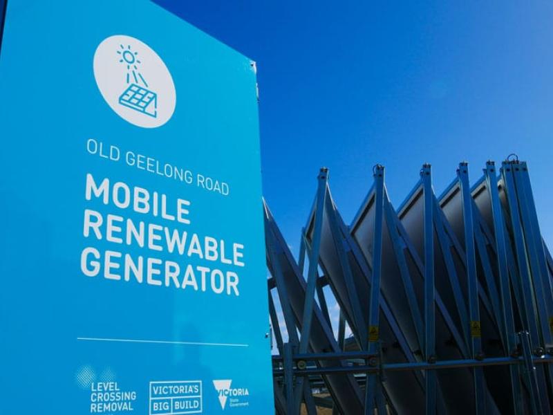 Renewable Generator Sign