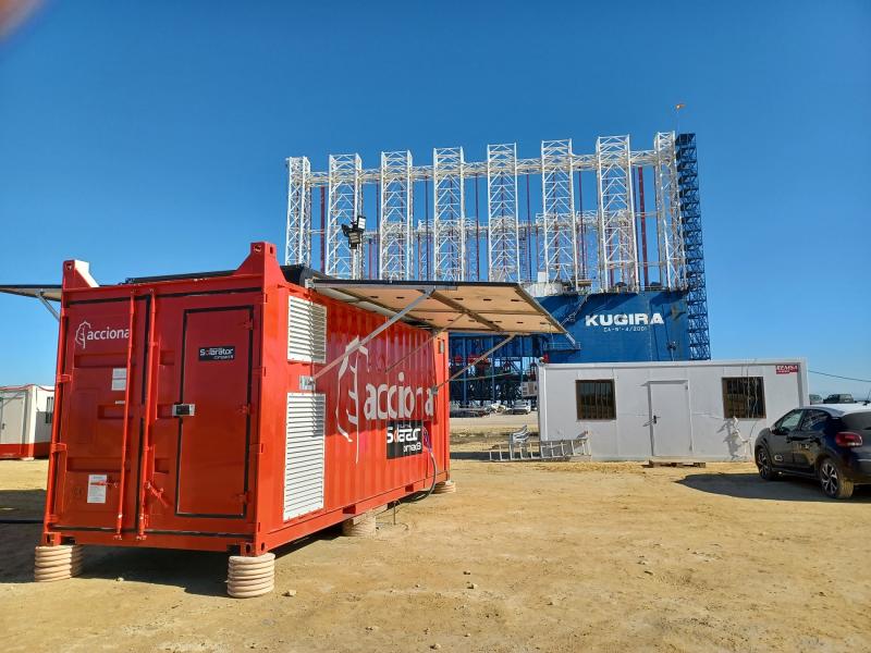 Solarator® Compact 50+ kVa fully deployed onsite